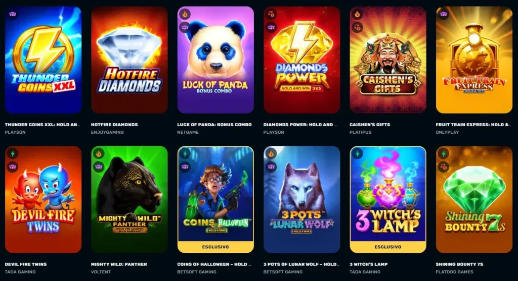 Collezione di giochi Rocket Play in Italia